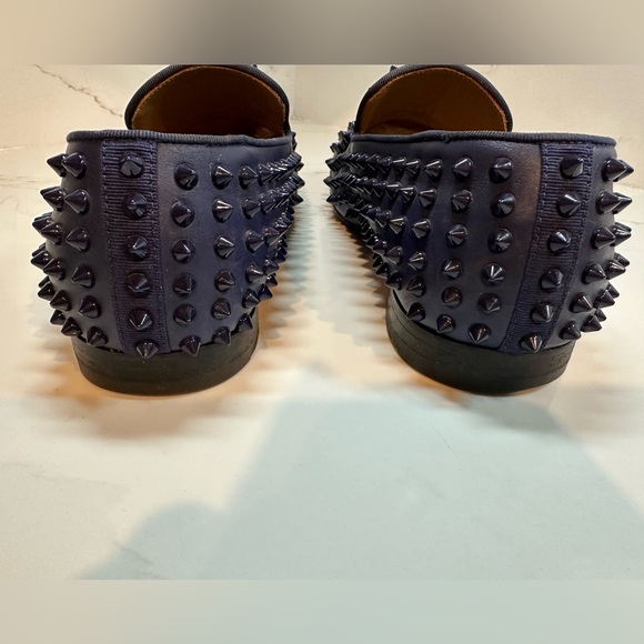 Christian Louboutin Dandelion Spikes Leather Loafers - Picture 4 of 12